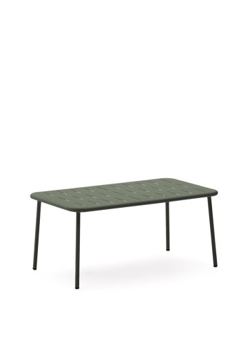KAVE HOME Zivia utendrs salongbord i grnt galvanisert stl 90 x 50 cm