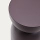 KAVE HOME Sidebord Rachell laget av metall med lilla malt overflate 30,5 cm