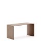 KAVE HOME Litto salongbord i valnttfiner med naturlig fargefinish, 90 x 45 cm