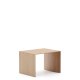 KAVE HOME Litto sidebord i eikefiner med naturlig farge, 55 x 40 cm