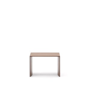 KAVE HOME Litto sidobord i valntsfaner med naturfrgad finish, 55 x 40 cm