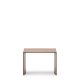 KAVE HOME Litto sidebord i valnttfiner med naturlig fargefinish, 55 x 40 cm