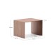 KAVE HOME Litto sidebord i valnttfiner med naturlig fargefinish, 55 x 40 cm