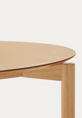 KAVE HOME Indara spisebord, rundt - naturlig askefiner (110)