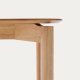 KAVE HOME Indara spisebord, rektangulrt - naturlig askefiner (100x100)