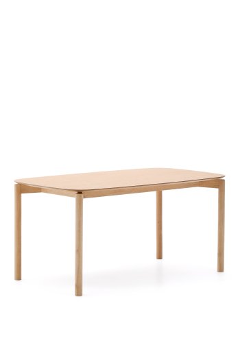 KAVE HOME Indara spisebord, rektangulrt - naturlig askefiner (140x90)
