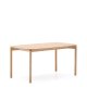 KAVE HOME Indara spisebord, rektangulrt - naturlig askefiner (140x90)