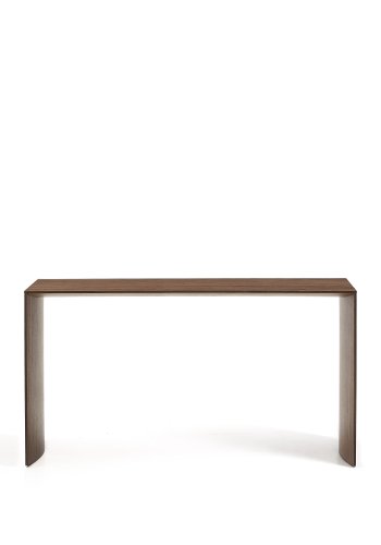 KAVE HOME Litto skrivebord, rektangul�r - brun valn�ddefin&eacute;r (140x60)