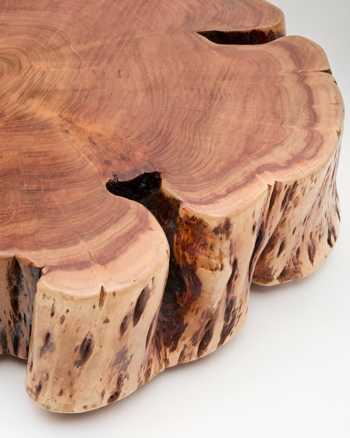 KAVE HOME Tavine sofabord, m. hjul - akacietr� med bleget finish (�85)