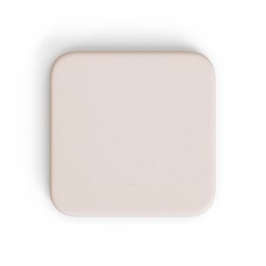 KAVE HOME Esilda udendrs sofabord, kvadratisk - hvid cement og grn stl (70x70)