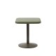 KAVE HOME Esilda utebord med grnn sementplate 70x70cm og grnt stlunderstell 55x72cm