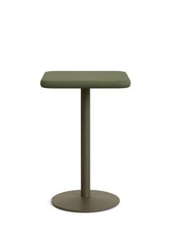 KAVE HOME Esilda utendrs hybord med grnn sementplate 70x70cm og grnn stlbase 55x96cm