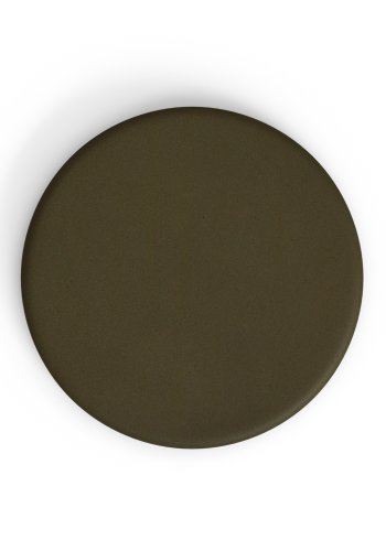 KAVE HOME Dina utendrs hyt rundt bord med grnn sementplate 70 cm og hvit stlbase 48 x 48 x 96 cm