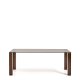 KAVE HOME Adularia spisebord, rektangul�r - brun h�rdet glas (200x100)