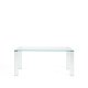 KAVE HOME Adularia spisebord, rektangul�r - klar h�rdet glas (160x90)