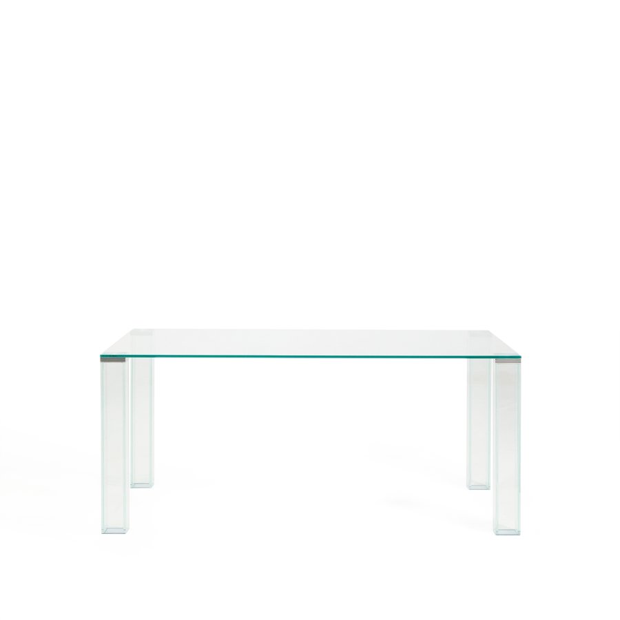 KAVE HOME Adularia spisebord, rektangul�r - klar h�rdet glas (160x90)
