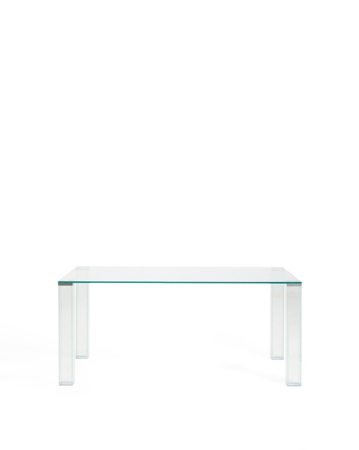 KAVE HOME Adularia spisebord, rektangul�r - klar h�rdet glas (160x90)