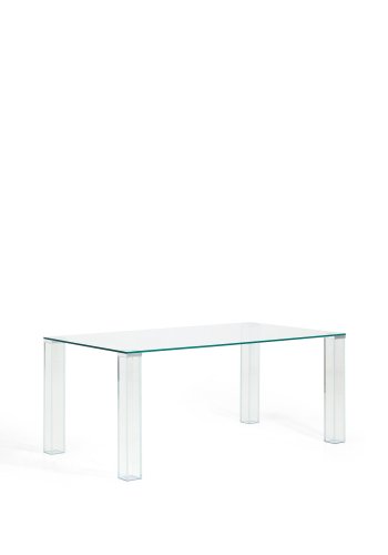 KAVE HOME Adularia spisebord, rektangul�r - klar h�rdet glas (160x90)