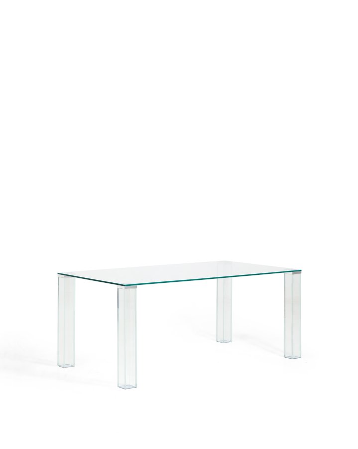 KAVE HOME Adularia spisebord, rektangul�r - klar h�rdet glas (160x90)