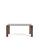 KAVE HOME Adularia spisebord, rektangul�r - brun h�rdet glas (160x90)