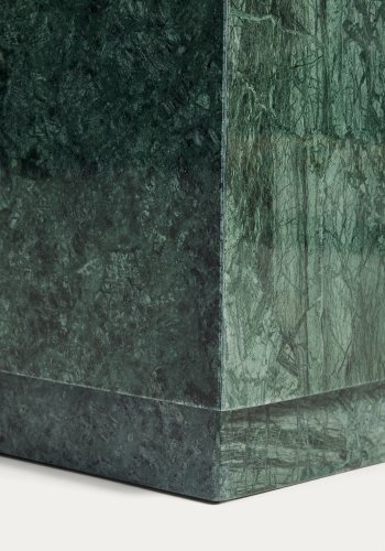 KAVE HOME Sorein sidebord, kvadratisk - gr�n marmor (40x40)