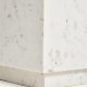 KAVE HOME Sorein sidebord, kvadratisk - hvid marmor (50x50)