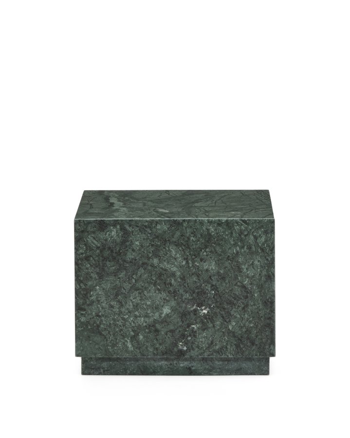KAVE HOME Sorein sidebord, kvadratisk - gr�n marmor (50x50)