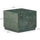 KAVE HOME Sorein sidebord, kvadratisk - gr�n marmor (50x50)