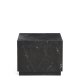 KAVE HOME Sorein sidebord, kvadratisk - sort marmor (50x50)