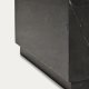 KAVE HOME Sorein sidebord, kvadratisk - sort marmor (50x50)