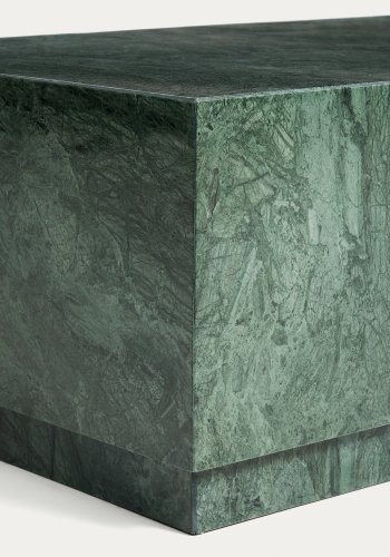 KAVE HOME Sorein sofabord, rektangul�r - gr�n marmor (100x50)