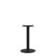 KAVE HOME Esilda barbordben med liten rund metallbase i lakkert svart finish