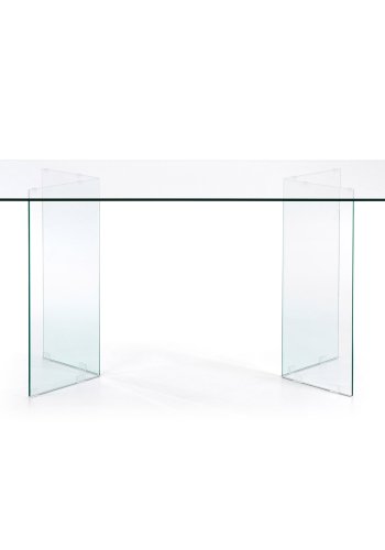 KAVE HOME Burano spisebord, rektangulrt - klart glass (200x90)