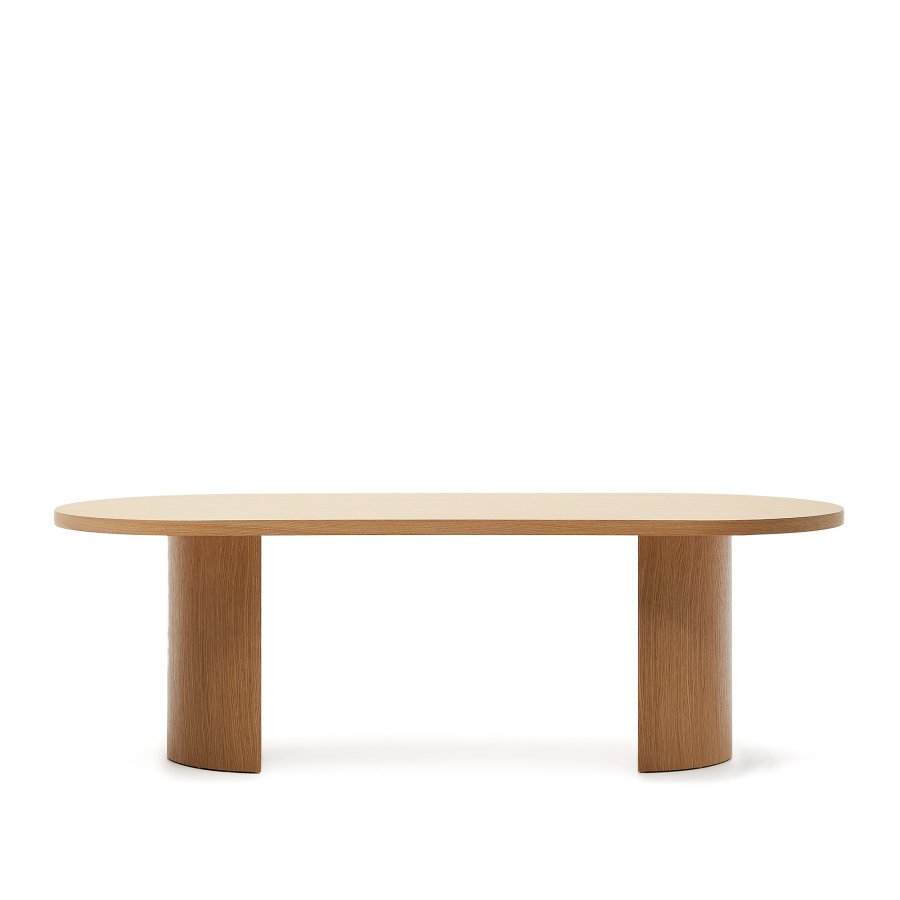 KAVE HOME Nealy spisebord, oval - natur egetr�sfiner (240x100)