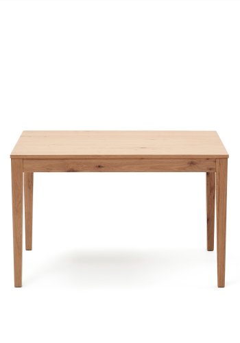 KAVE HOME Yain spisebord, med uttrekk - naturlig eikefiner og eik (120(180)x80)