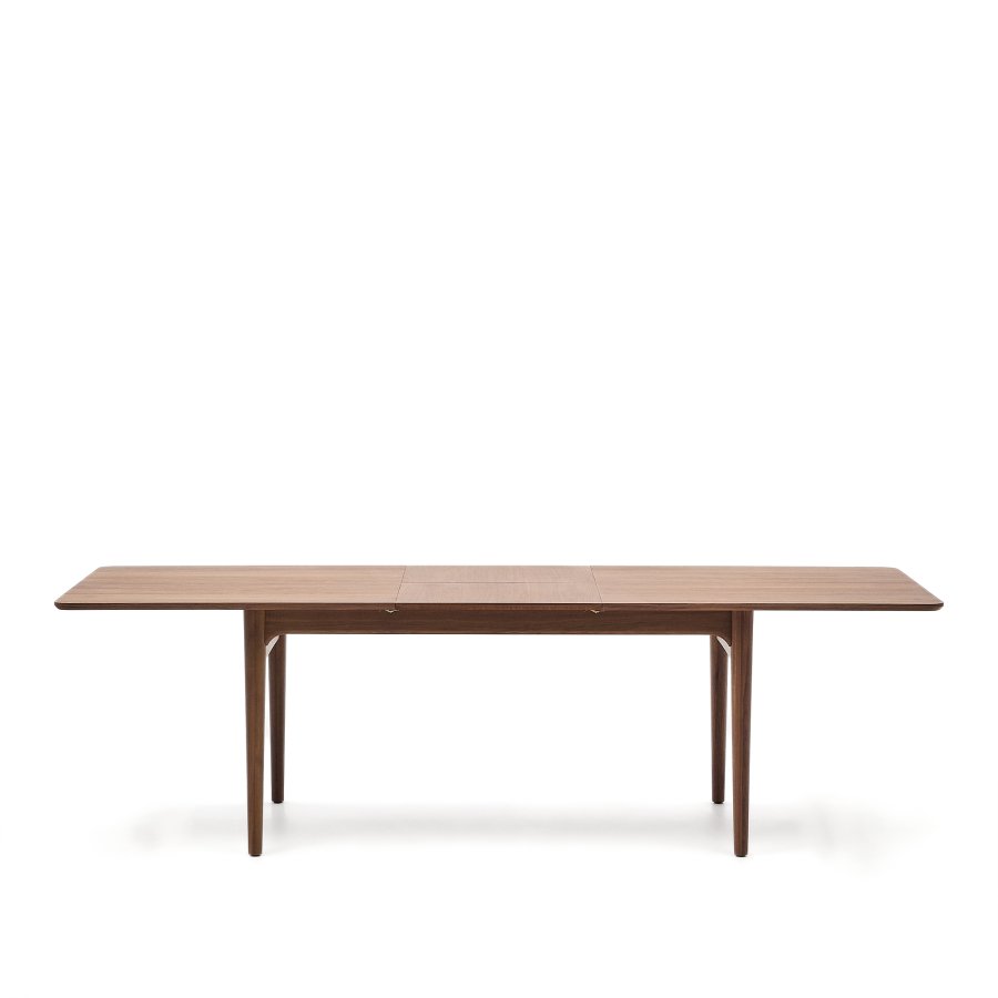 KAVE HOME Elan uttrekksbord i finer og heltre valnttre 200 (260) x 100 cm FSC Mix Credit