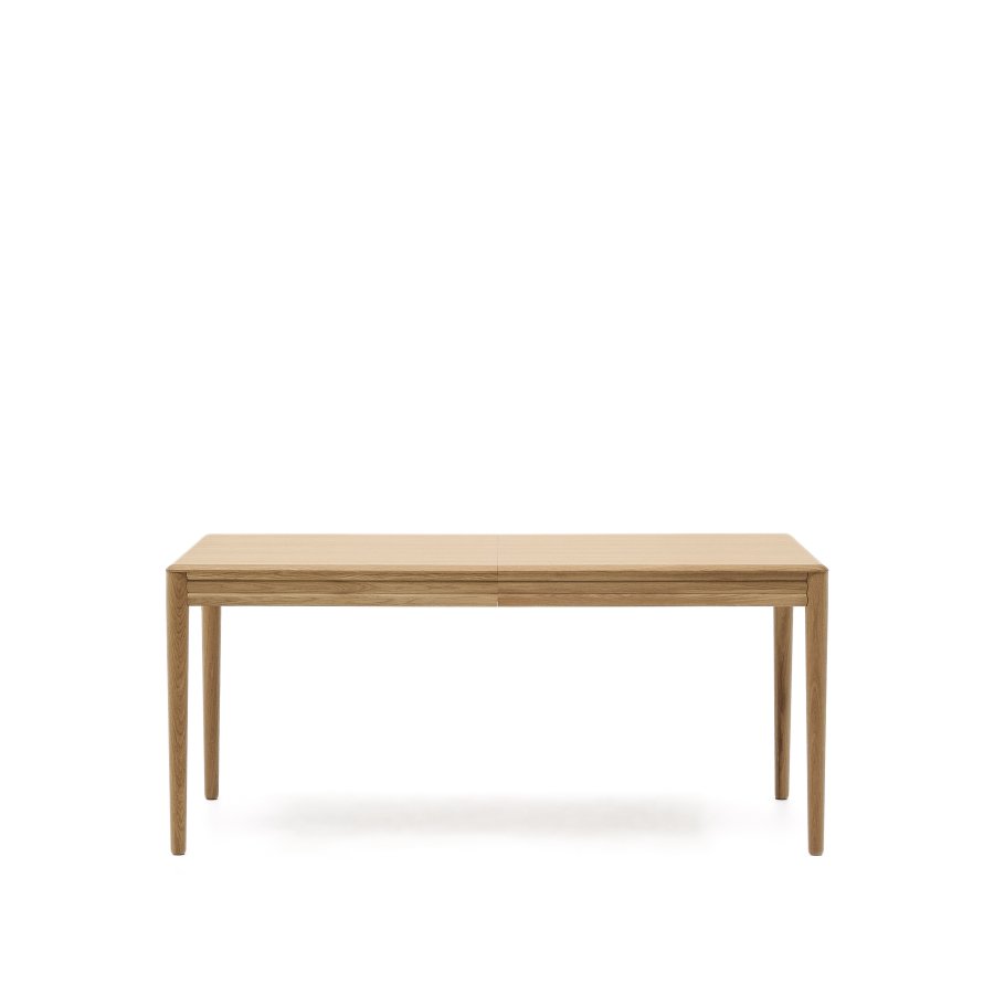 KAVE HOME Lenon uttrekksbord i naturlig FSC Mix Credit heltre eik og finr 160(200)x90