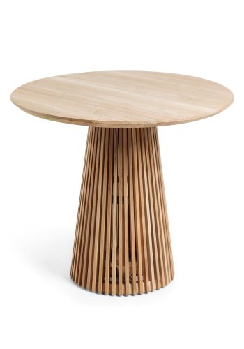 KAVE HOME Jeanette spisebord, rundt - naturlig teak (90)