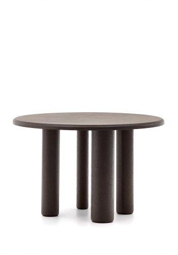 KAVE HOME Mailen spisebord, rundt - mrk brun ask finer (120)