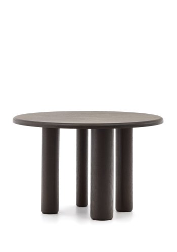 KAVE HOME Mailen spisebord, rundt - mrk brun ask finer (120)