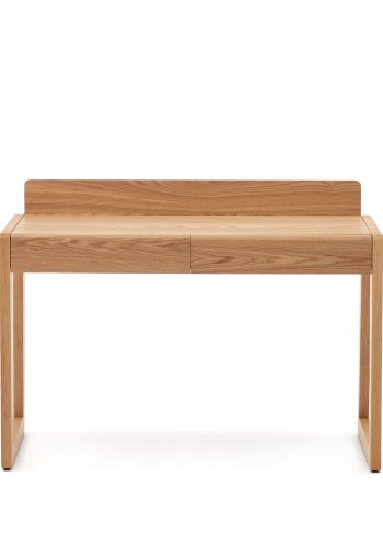 KAVE HOME Arandu skrivebord, m. 2 skuffer - brun ask finer (120x60)