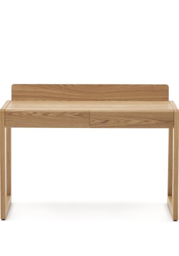 KAVE HOME Arandu skrivebord, m. 2 skuffer - brun ask finer (120x60)