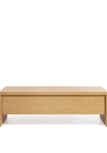 KAVE HOME Abilen salongbord, med bordplate som kan heves - naturlig eikefiner (110x60)