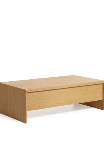 KAVE HOME Abilen salongbord, med bordplate som kan heves - naturlig eikefiner (110x60)
