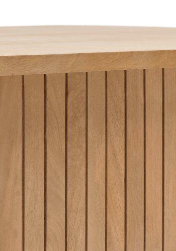 KAVE HOME Licia sofabord, ovalt - naturlig mangotre (120x60)