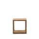 KAVE HOME Maymai sidebord, firkantet - naturlig eik (50x50)