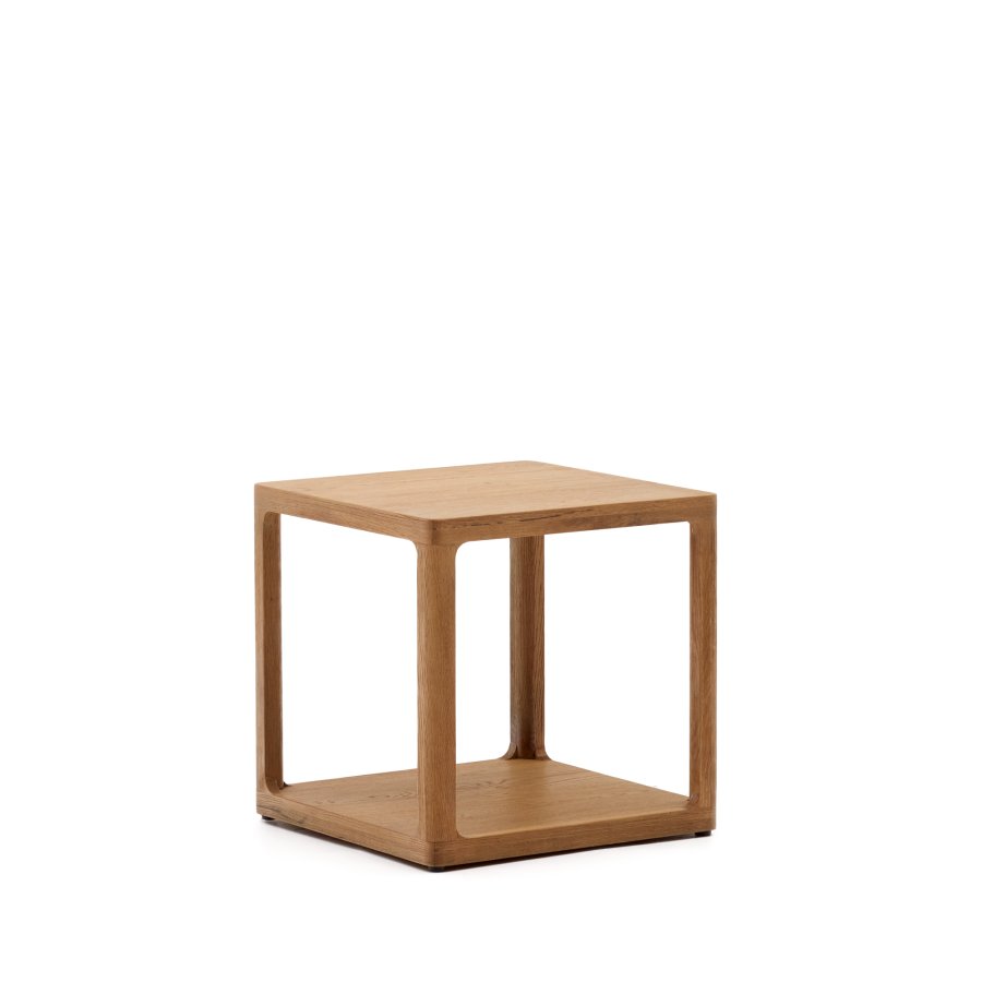 KAVE HOME Maymai sidebord, firkantet - naturlig eik (50x50)