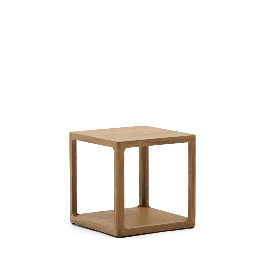 KAVE HOME Maymai sidebord, firkantet - naturlig eik (50x50)