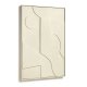KAVE HOME Talin geometrisk bilde, rektangulrt - beige MDF (90x60)