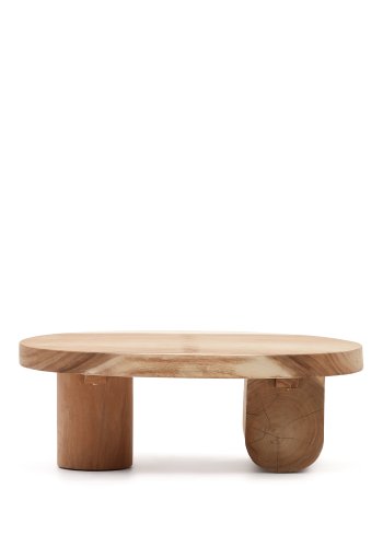 KAVE HOME Mosi salongbord - naturlig mungurtre (90x60)